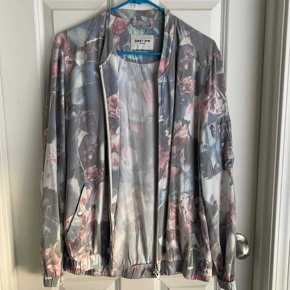 Obey floral print jacket